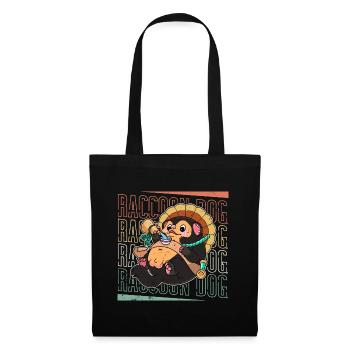 chien raton laveur chien raton laveur Enok Japon - Sac en tissu - noir - Devant