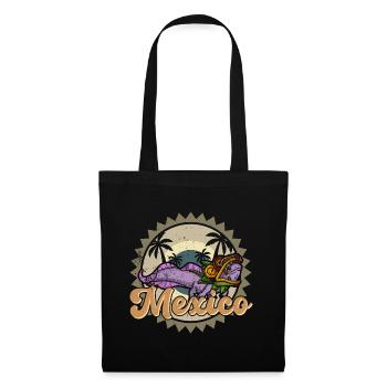 Quetzalcoatl Axolotl Mexique Divinité Aztèque - Sac en tissu - noir - Devant