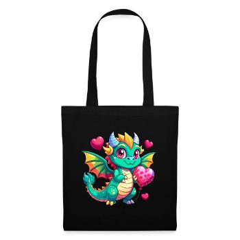Colorful Dragon - Tote Bag - black - Front