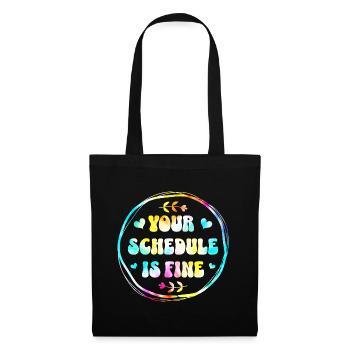 Conseil Scolaire Tie Dye Conseiller Scolaire - Sac en tissu - noir - Devant