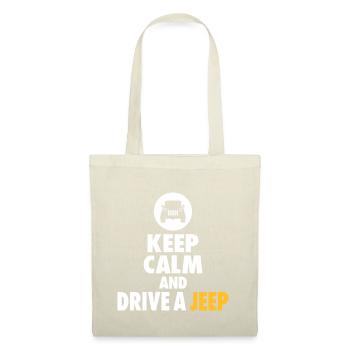 keep calm and drive a jeep - Tote Bag - nature - Front