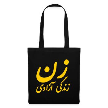 Women life freedom - Sac en tissu - noir - Devant