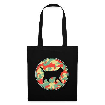 Vintage American Shorthair Cat - Tote Bag - black - Front