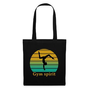 Gym spirit - Sac en tissu - noir - Devant