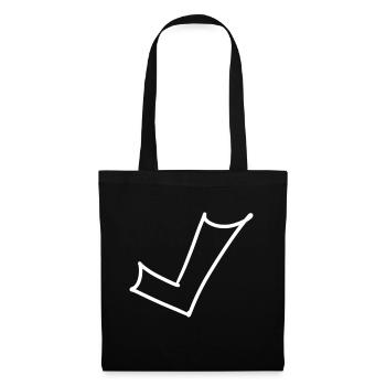 Hook Emoji Sketch Dessin - Sac en tissu - noir - Devant
