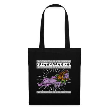 Quetzalcoatl Axolotl Mexique Divinité Aztèque - Sac en tissu - noir - Devant