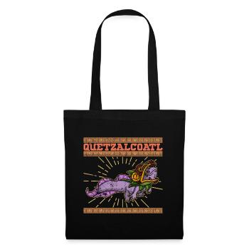 Quetzalcoatl Axolotl Mexique Divinité Aztèque - Sac en tissu - noir - Devant
