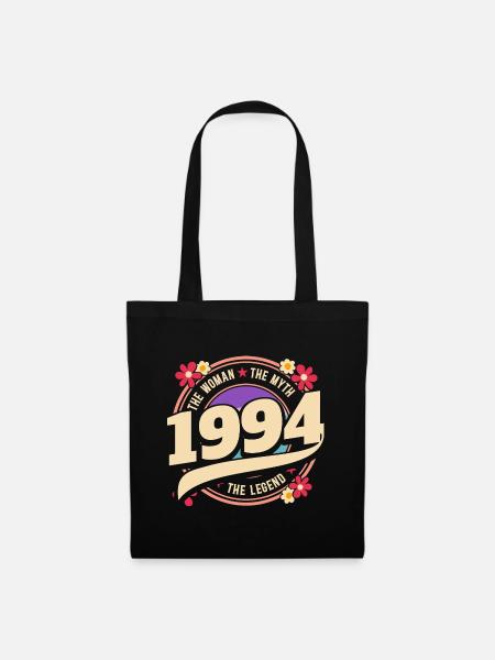 Jahr 1994 30-jähriges Jubiläum der Legende - Stoffbeutel - Schwarz