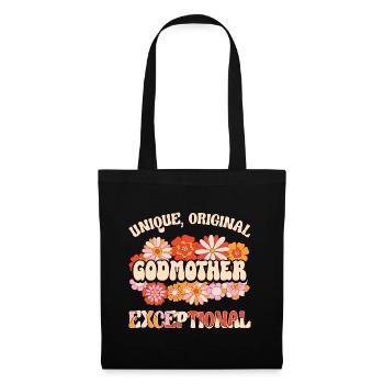 Unique original godmother exceptional godmother - Tote Bag - black - Front