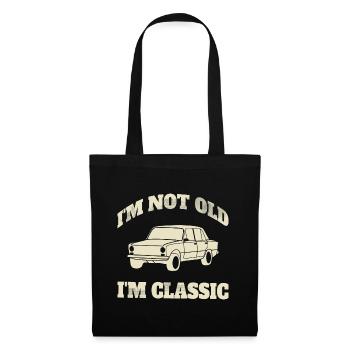 I'm not an old car enthusiast dad - Tote Bag - black - Front