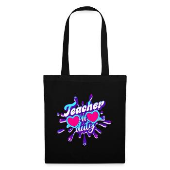 Last day school holidays summer teacher - Tote Bag - black - Front