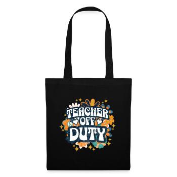 Fin Année Scolaire Vacances Été Enseignant - Sac en tissu - noir - Devant