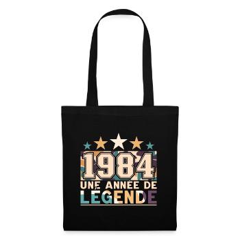 Année De Légende 1984 40 Ans Anniversaire - Sac en tissu - noir - Devant