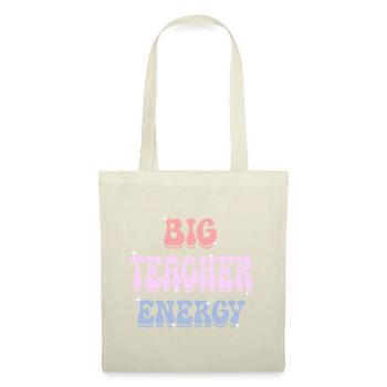 Energische Lehrerin Lehrerin - Stoffbeutel - Natur - Vorne