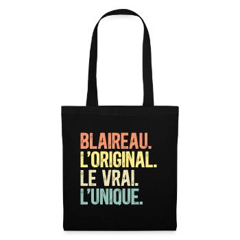 Blaireau L'Original Le Vrai L'Unique Homme - Sac en tissu - noir - Devant