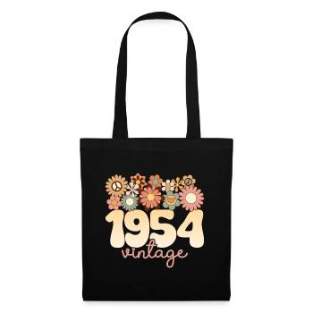 Vintage Woman Year 1954 70 Years Anniversary - Tote Bag - black - Front