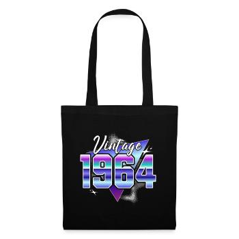 Retro 60th Anniversary 1964 - Tote Bag - black - Front