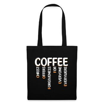 Humour Café Chrétien Voyage Chrétien - Sac en tissu - noir - Devant