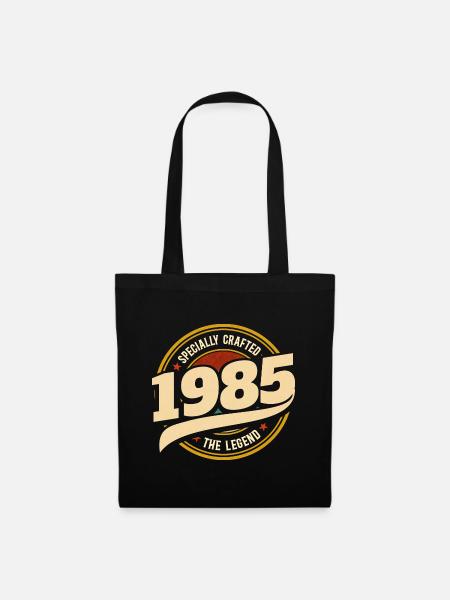 Millésime Année 1985 Légende 40 Ans Anniversaire - Sac en tissu - noir