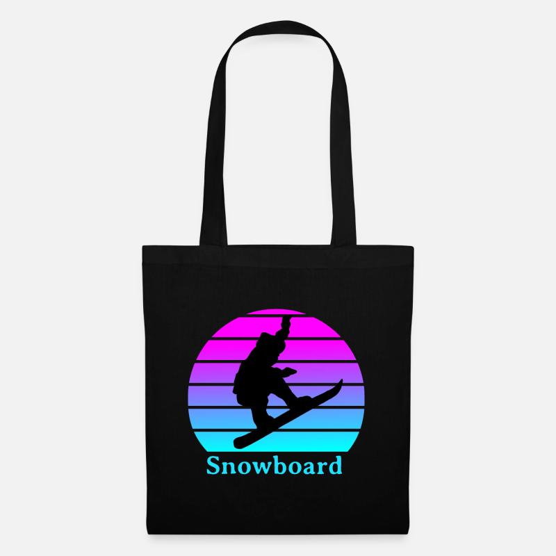 Snowboard - Sac en tissu - noir