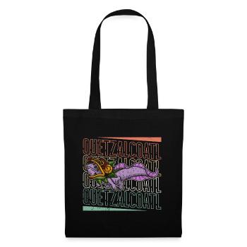 Quetzalcoatl Axolotl Mexique Divinité Aztèque - Sac en tissu - noir - Devant