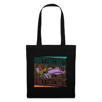 Quetzalcoatl Axolotl Mexique Divinité Aztèque - Sac en tissu - noir - Devant