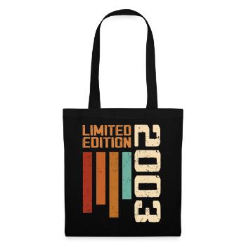 Vintage 2003 Cadeau d’anniversaire 2003 Retro 2003 - Sac en tissu - noir - Devant