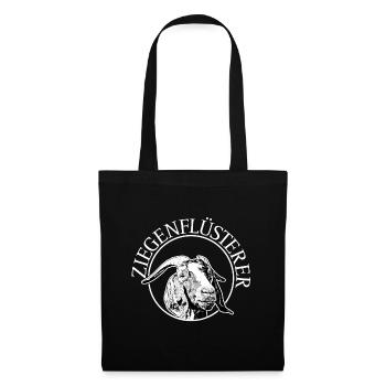Chèvre Whisperer Chèvre Chèvre - Sac en tissu - noir - Devant
