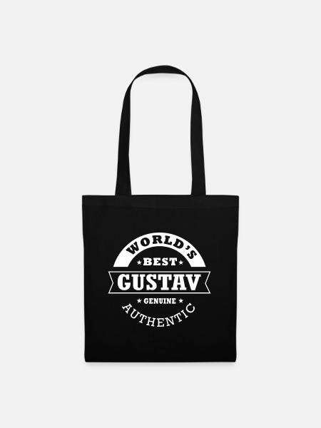 Gustav gustav - Stoffbeutel - Schwarz