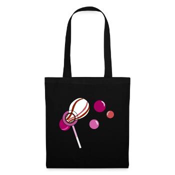 Bulles de savon lesbienne Cadeau lesbien - Sac en tissu - noir - Devant