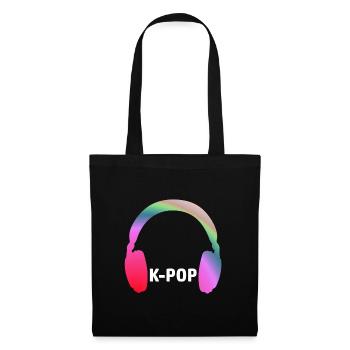 Kpop Merch Korean Pop Music K-Pop Style - Tote Bag - black - Front