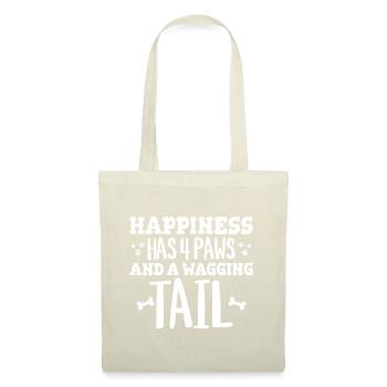 Blague Citation Drôle Humour Chien - Sac en tissu - nature - Devant