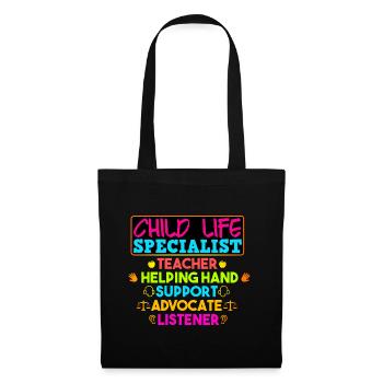 Teacher Helping Hand Support Advocate Listener - Tote Bag - black - Front