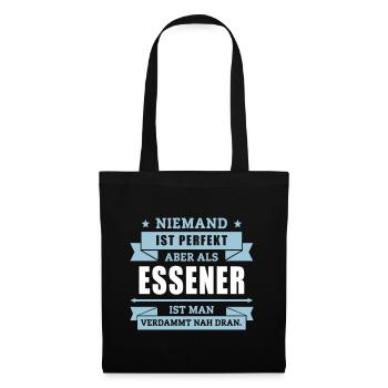 Funshirt Essener - Stoffbeutel - Schwarz - Vorne