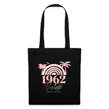 Sun Retro Anniversary Vintage 1962 60 Years - Tote Bag - black - Front