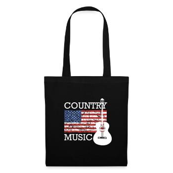 Country Music - Tote Bag - black - Front
