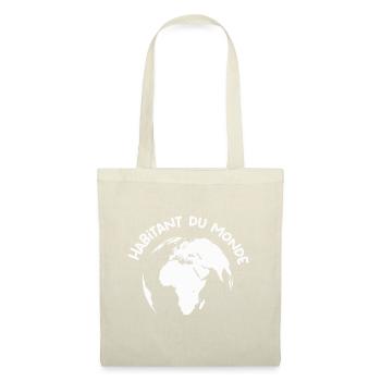 Habitant du monde - voyage - roadtrip - Sac en tissu - nature - Devant