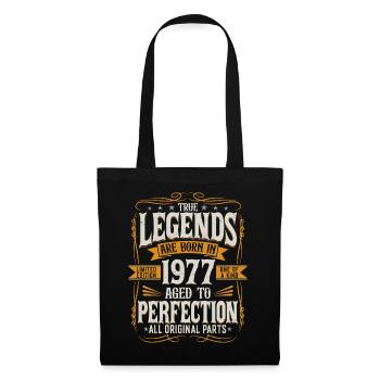 Né en 1977 Legends Cadeau d’anniversaire - Sac en tissu - noir - Devant