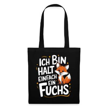 Renard, Renards, Animal Sauvage, Animal De La Forêt, Renard Rouge - Sac en tissu - noir - Devant