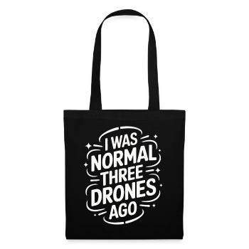 Dronen Pilot Quadrocopter Drone - Stoffbeutel - Schwarz - Vorne