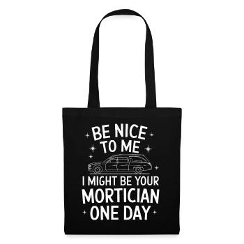 Corbillards Undertakers Undertakers - Sac en tissu - noir - Devant