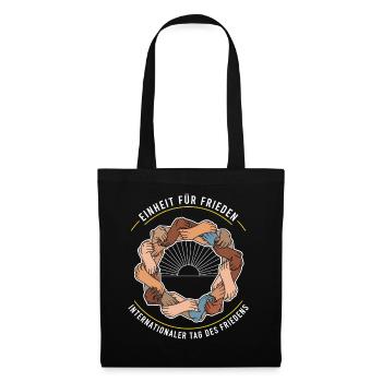 L’unité pour la paix - Sac en tissu - noir - Devant