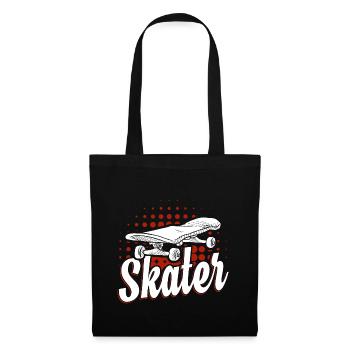 skater - Tote Bag - black - Front