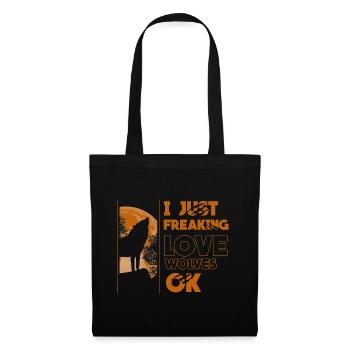 Wolf - Tote Bag - black - Front