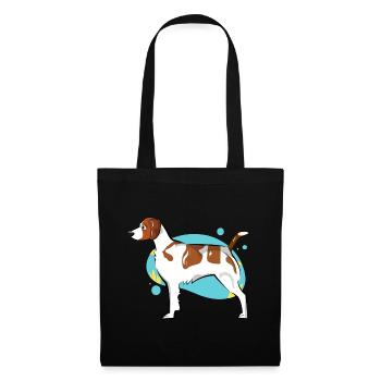 Brittany Dog - Tote Bag - black - Front