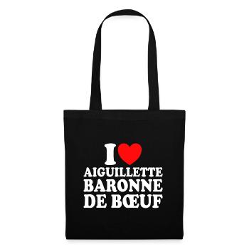 Boucher I Love Aiguillette Baronne De Boeuf - Sac en tissu - noir - Devant