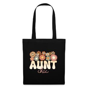 Retro Boho 1970 Tante Formidable Tata Chic - Sac en tissu - noir - Devant