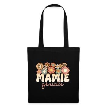 Grand-Mère Formidable Mamie Géniale - Sac en tissu - noir - Devant