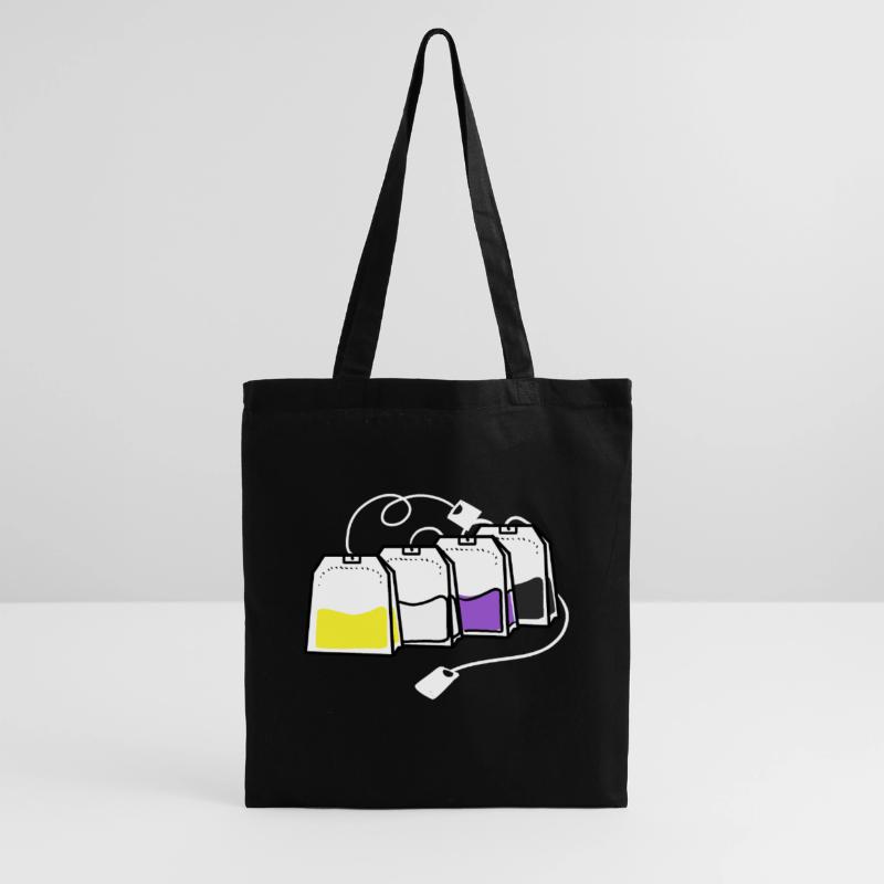 Nonbinary Pride Tea Bag Nonbinary Pride Tote Bag