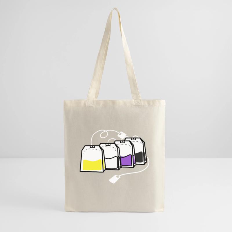 Nonbinary Pride Teebeutel Nonbinary Pride Stoffbeutel